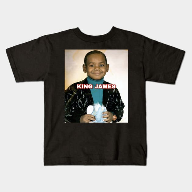 King James Kids T-Shirt by YungBick